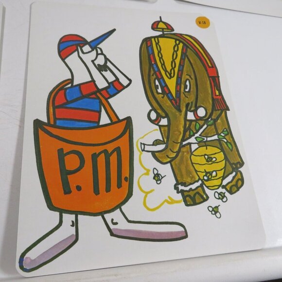 Peabody 60s story (5) cards Elephant Vintage Artwork - Picture 6 of 8